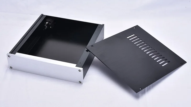 Алюминиевый корпус мини-усилителя TC2205 DIY блока питания чехол с усилителем 220*52*226