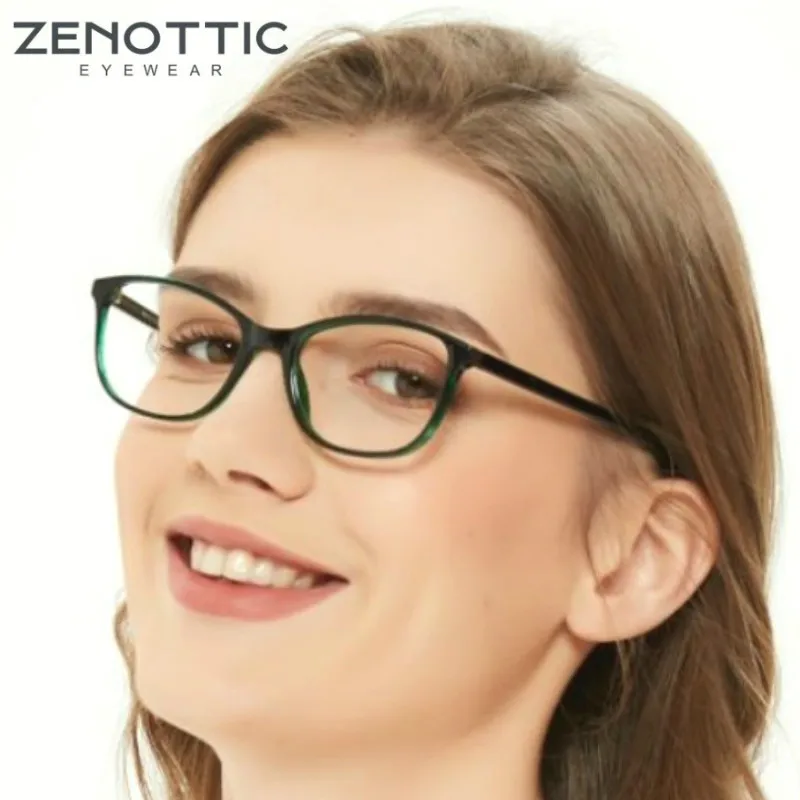 

ZENOTTIC Cat Eye Computer Glasses Anti Blue Light Blocking Glasses Frame Retro Optical Myopia Eyeglasses Gaming Goggles Eyewear