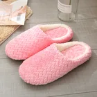 Женские теплые шлепанцы, модель 2021 года, домашние зимние бесшумные сандалии, домашние хлопковые японские шлепанцы для женщин