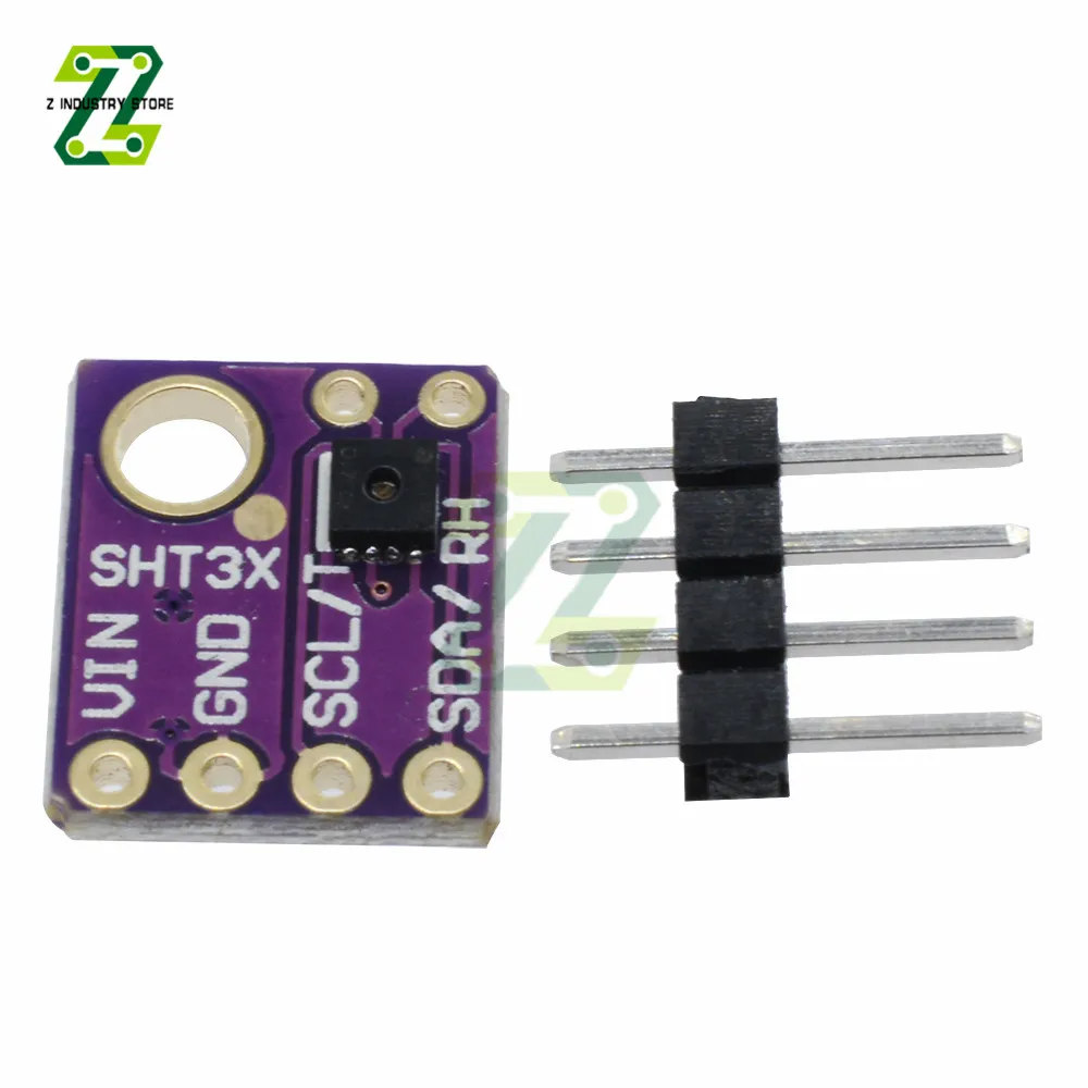 

SHT30 Temperature Humidity Sensor Digital Output Temperature Humidity Sensor Accuracy Breakout Weather For Arduino