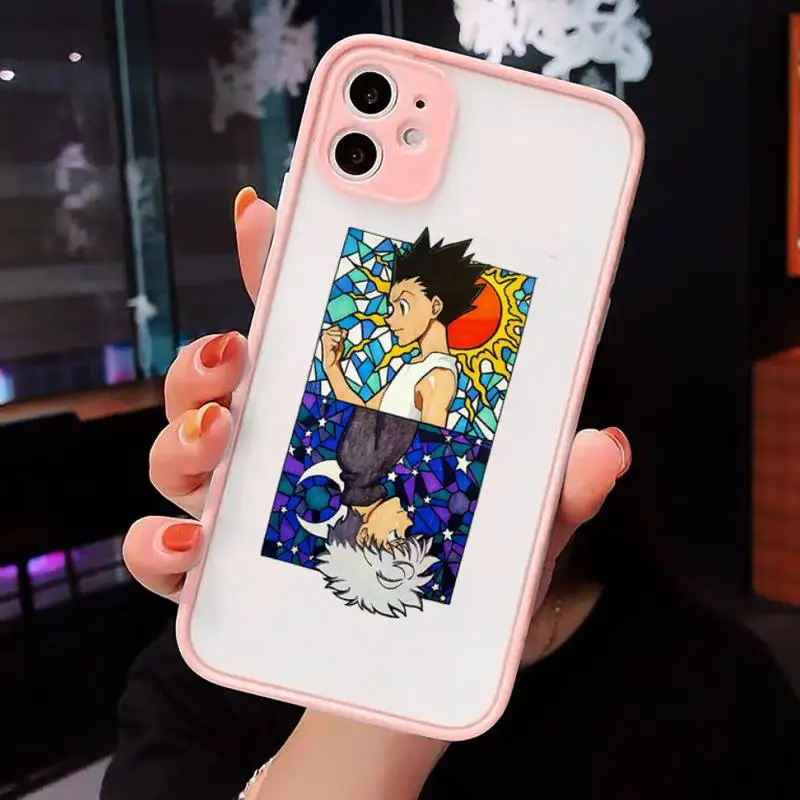 

Hunter X Hunter Killua Zoldyck Phone Cases Matte Transparent for iPhone 7 8 11 12 s mini pro X XS XR MAX Plus cover funda