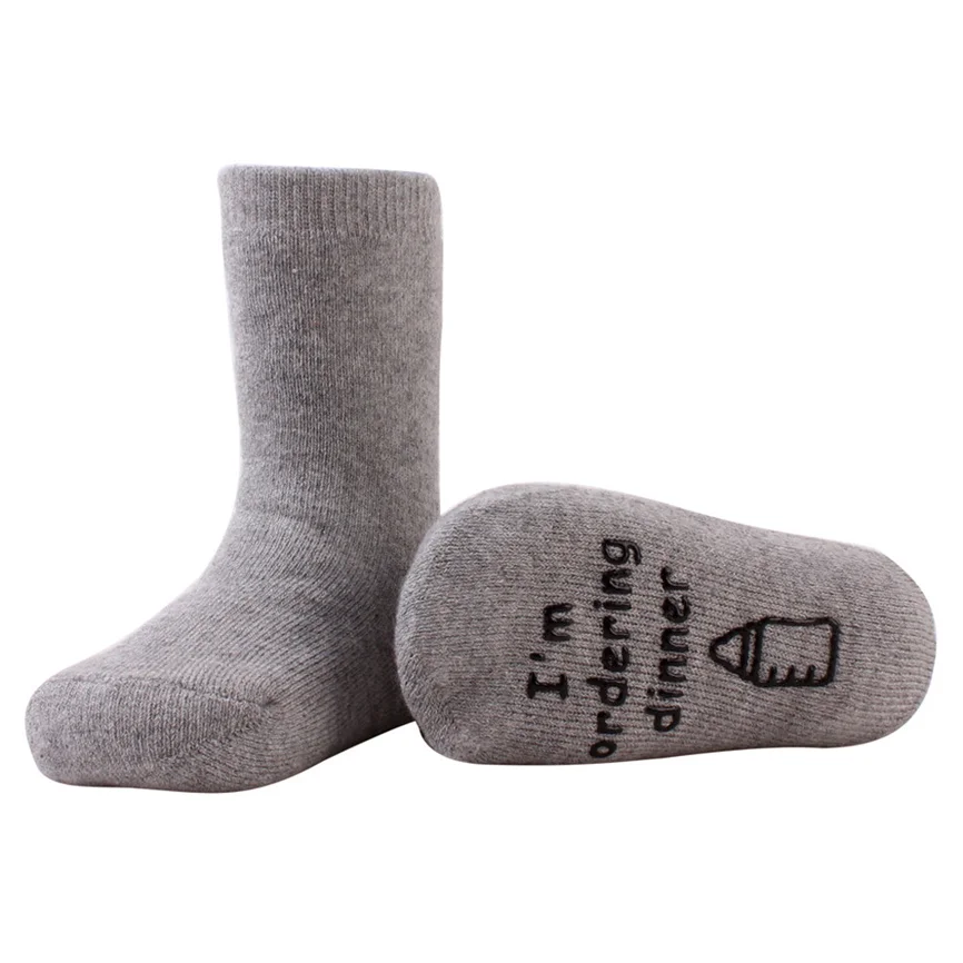 1 Pairs Socks Baby Winter Toddler Kids Girls Boys Sock Cotton Soft Cartoon Letter Cute Casual Keep Warm | Детская одежда и обувь