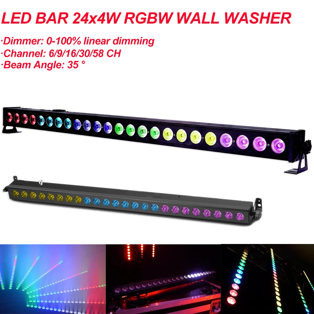 

16Pcs/Lot 24x4W led wall wash light packed in two flight