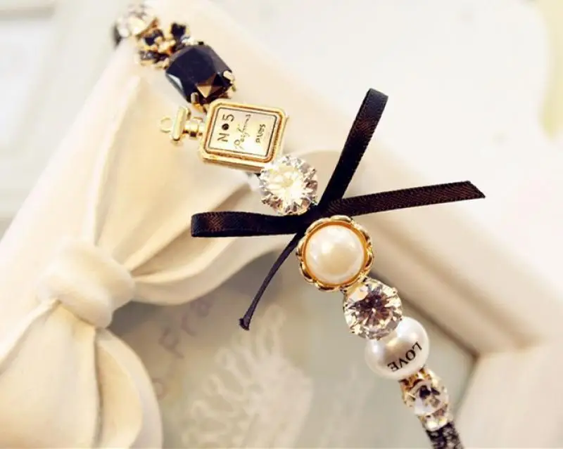 Новинка цветные стразы цветок обруч для волос ободок женщин девушек аксессуары