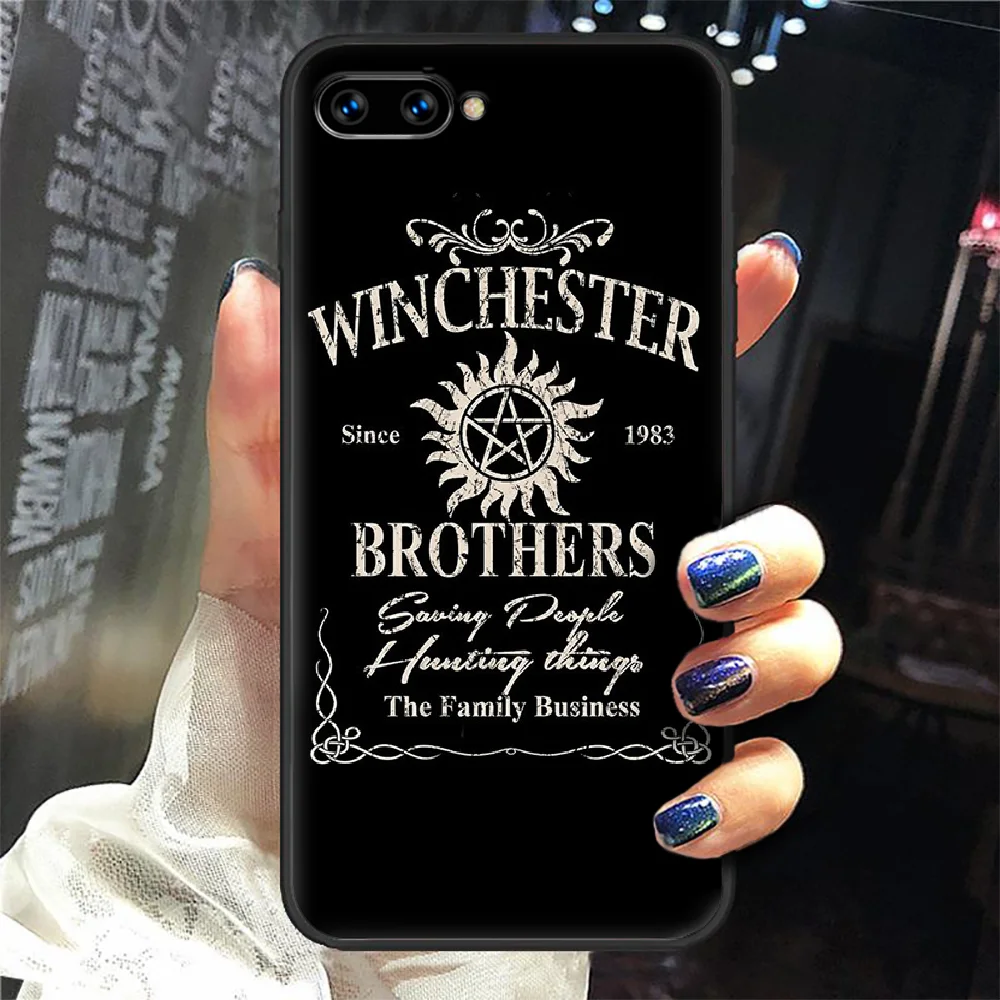 

series supernatural Phone Case Cover Hull For HUAWEI honor 8 8c 8a 8x 9 9a 9x V10 MATE 10 20 I lite pro black bumper painting