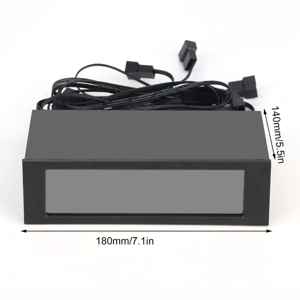 

5036 5.25" Drive Bay PC Computer CPU Cooling LCD Front Panel Temperature Controller Fan Speed Control for Desktop Computer