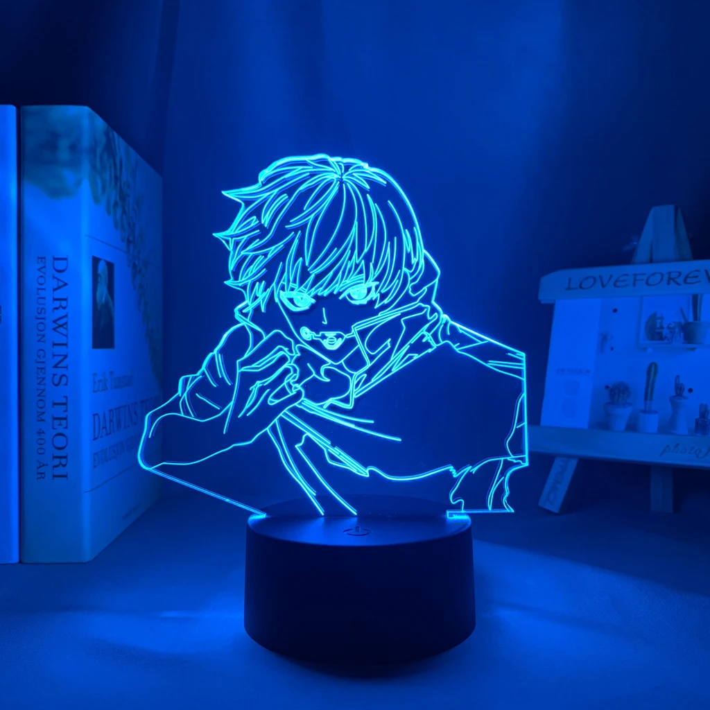 

Лампа в стиле аниме Toge Inumaki, светодиодная Ночная лампа для ююютсу-кайсена, светодиодный ночсветильник для подарка на день рождения, ночсвети...