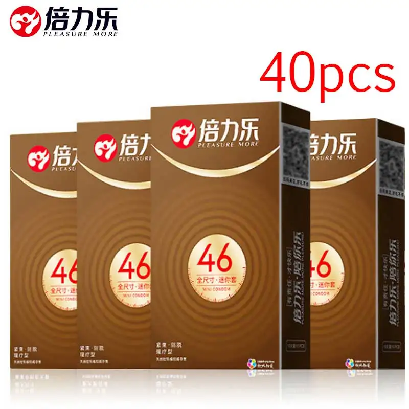 

Mingliu 46mm Small Size Condoms Tight Thin Condom Natural Rubber Condones Male Contraception Sex Product Penis Sleeve 40Pcs