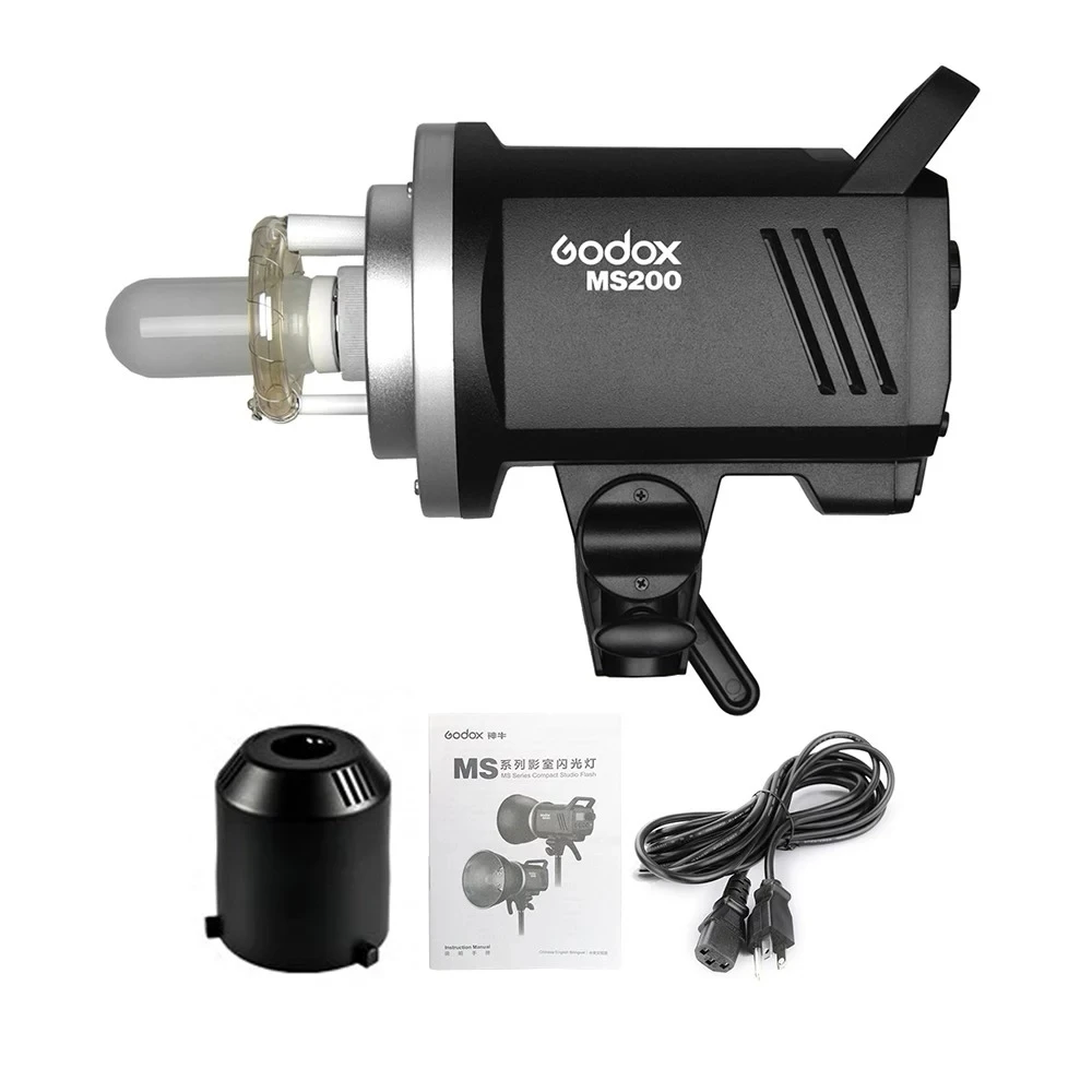 Godox MS200 200Ws GN53 5600K 2 4G Беспроводная система X с 150 Вт моделирующая лампа Bowens Mount Studio Flash