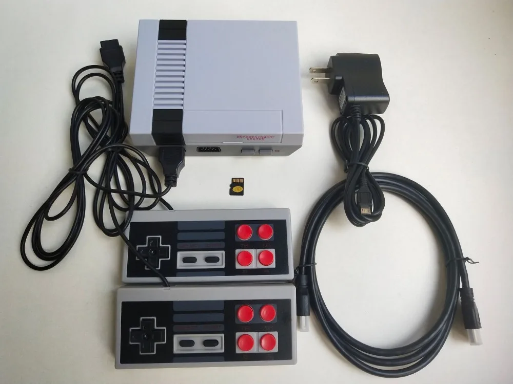 Мини-классическая игровая консоль NES tv с поддержкой tf-карты 8 бит Ретро игровая консоль встроенный 621 игр HDMI Портативный игровой плеер