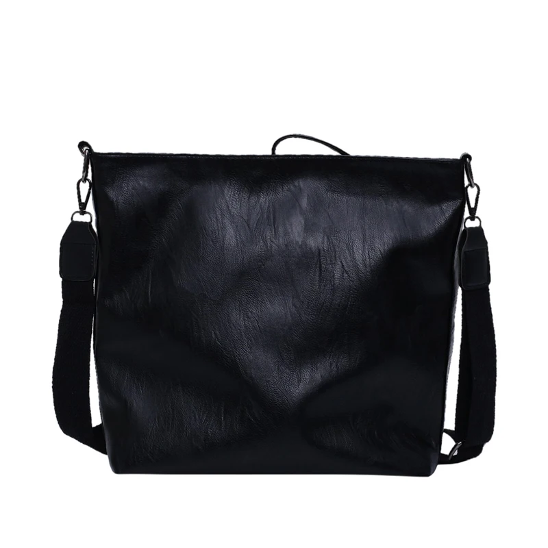 

Large Capacity Pu Leather Shoulder Bags for Women 2021 Simple Solid Color Ladies Crossbody Bag Casual Female Travel Handbags Sac