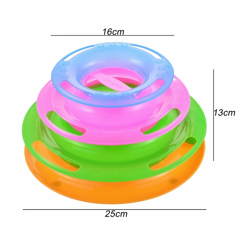 Мяч и трек интерактивная игрушка для котенка интеллект диск кошка игрушечного