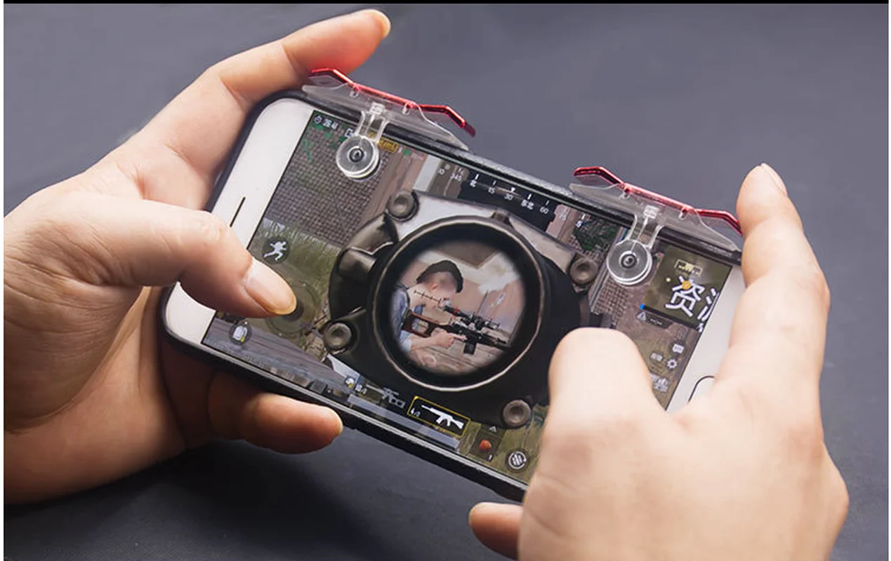 Игровой контроллер и джойстик E9 мобильный телефон 2 шт./лот триггеры R1L1 для