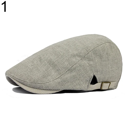 Кепка мужская хлопковая в стиле ретро хип-хоп на осень/зиму |