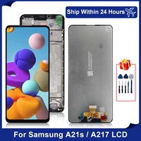 6 5 for samsung galaxy display a21s a217f a217 lcd touch screen digitizer for galaxy a21s lcd a217fds a217h replacement parts