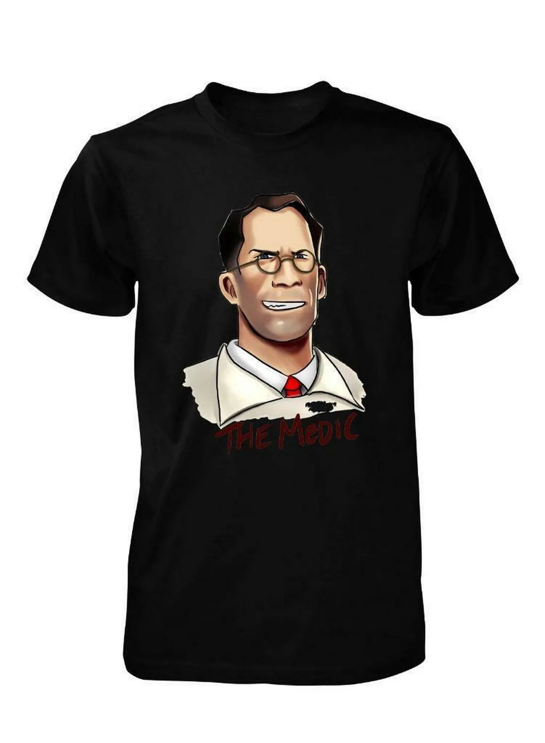 BNWT THE MEDIC TEUTONIC GUY COOL DUDE TEAM FORTRESS топы для взрослых футболка S XX Забавные с круглым