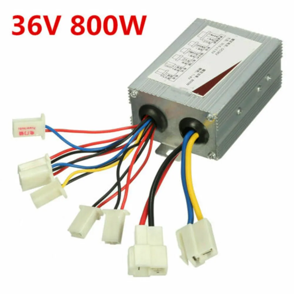 

E-Bike 36V 800W Motor Brushed Controller For Electric Tricycles Scooter Bicycle Metal For 500W-800W Motor Cycling Accessories