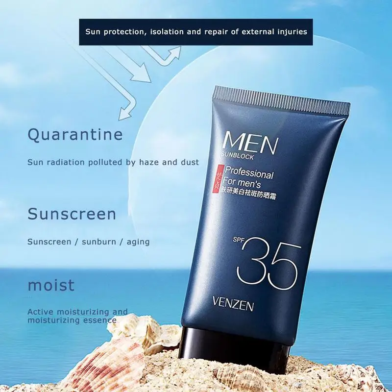 Солнцезащитный крем SPF 35 + с защитой от УФ-лучей для мужчин увлажняющий кожи