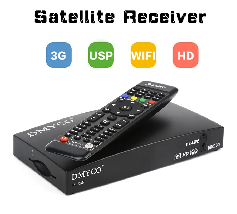 DMYCO DVB-S2 цифровой спутниковый ресивер HD 1080P с USB WiFi 1 год Испания Европа D4S плюс LNB ТВ Декодер для тюнера поддержка Youtube
