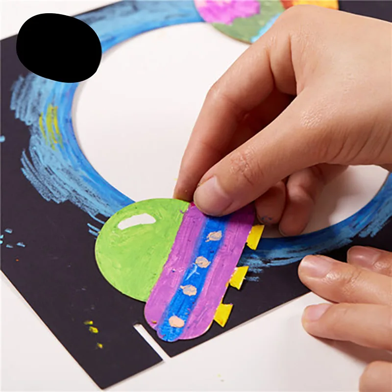 

Children Handmade DIY Crafts DIY Vast Starry Sky Craft Toys Children Lovely Painting Toy Kids Drawing Educational Toy Xmas Gift
