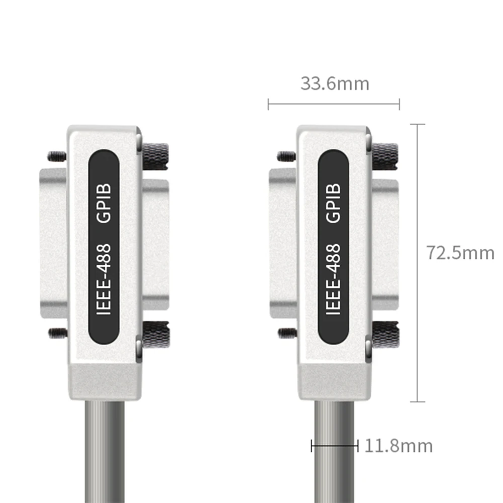 Ieee-488 Связь кабель с металлической адаптер длиной 1 м/2 м GPIB провода Ie488