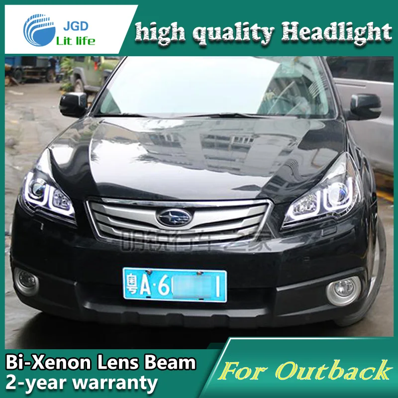 Высококачественный чехол для стайлинга автомобиля Subaru Outback фары 2010-2012