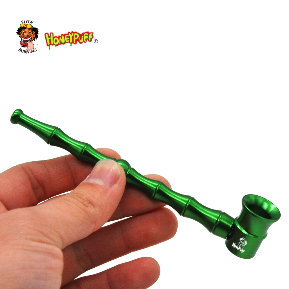 Маленькие бамбуковые металлические алюминиевые курительные трубы переносные