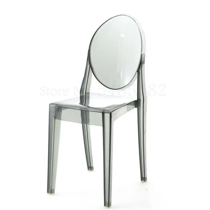 Акриловое Хрустальное кресло креативное Прозрачное Кресло пластиковая спинка