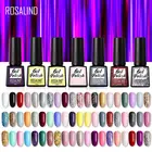 Гель-лак ROSALIND отмачиваемый для ногтей, УФ-лампа, 60 цветов, основа и топ для ногтей, 7,3 мл
