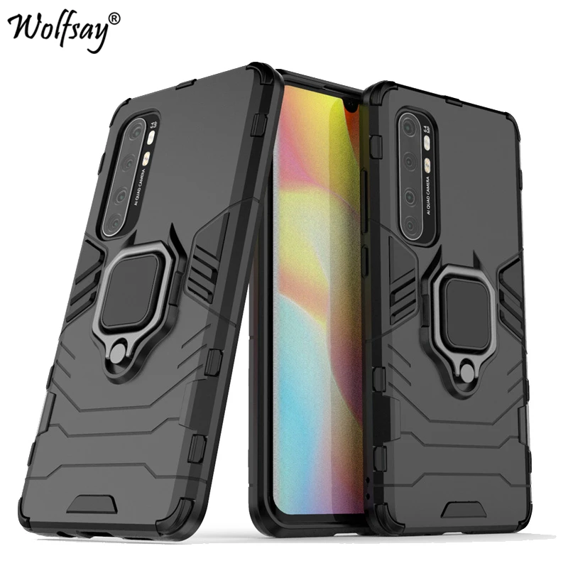 For Xiaomi Mi Note 10 Lite Case Armor Magnetic Suction Stand Full Edge Cover For Mi Note 10 Lite Case For Xiaomi 12 11T Pro Case