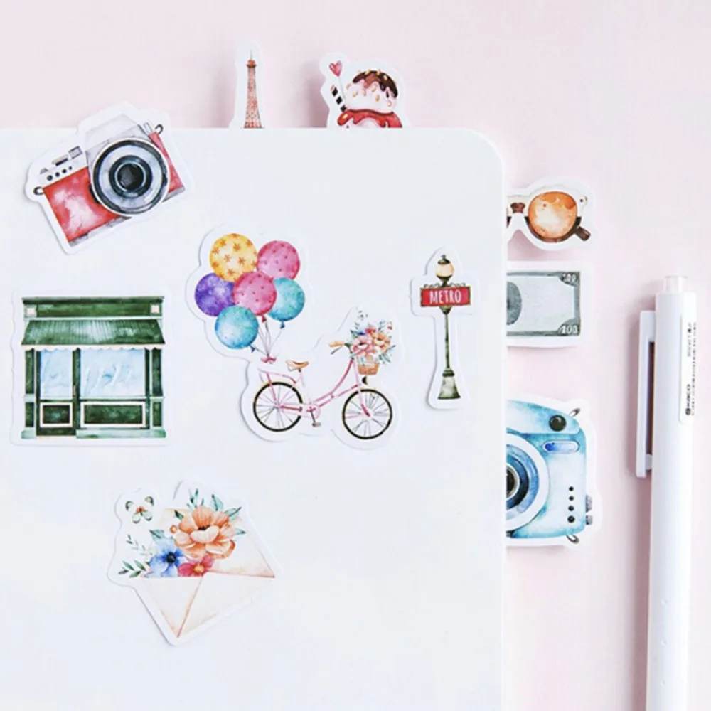 45 шт коллекция памятки наклейки дневник упаковка наклеек разместил его Kawaii