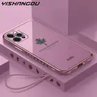 Ударопрочный чехол из ТПУ с покрытием для iPhone 11 Pro Max 12 Pro XS XR 8 7 Plus 6 6s Plus X SE 2020 12 Mini, чехол с веревкой