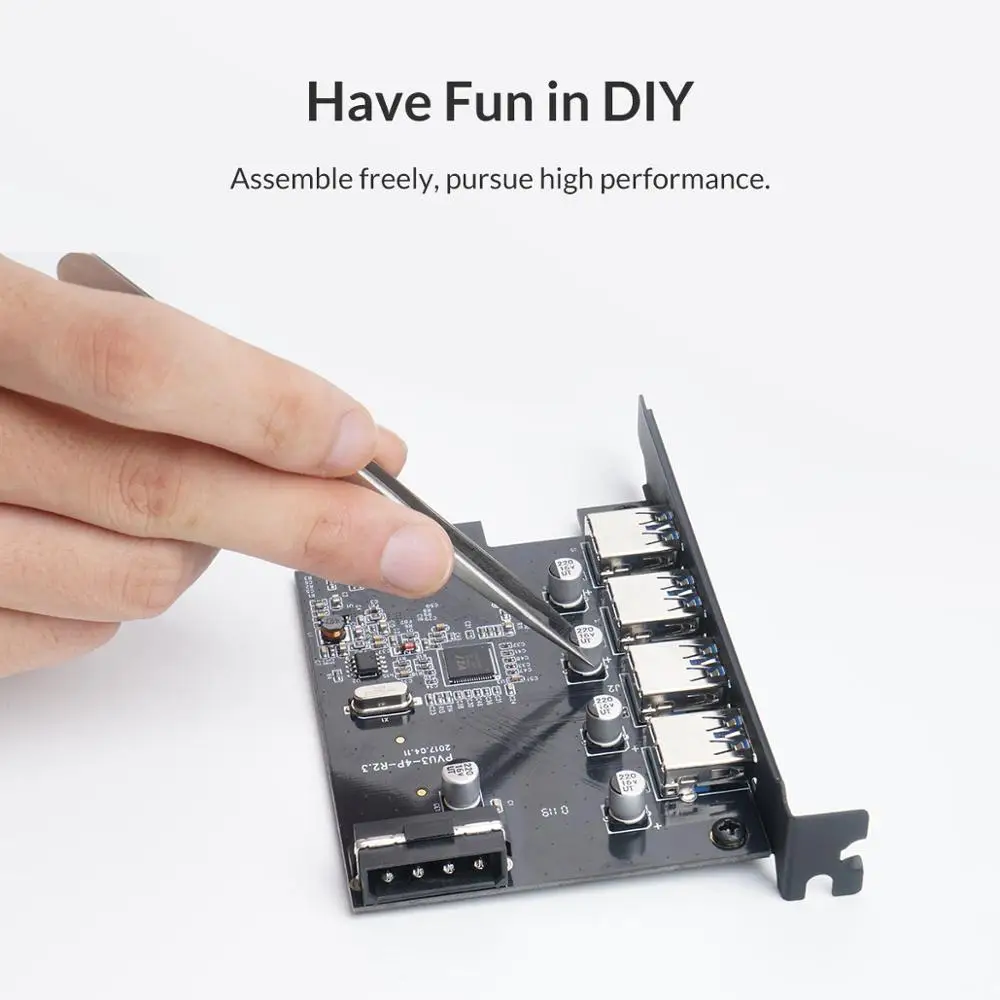 Плата расширения ORICO для настольного компьютера 4 порта USB PCI Express ноутбука