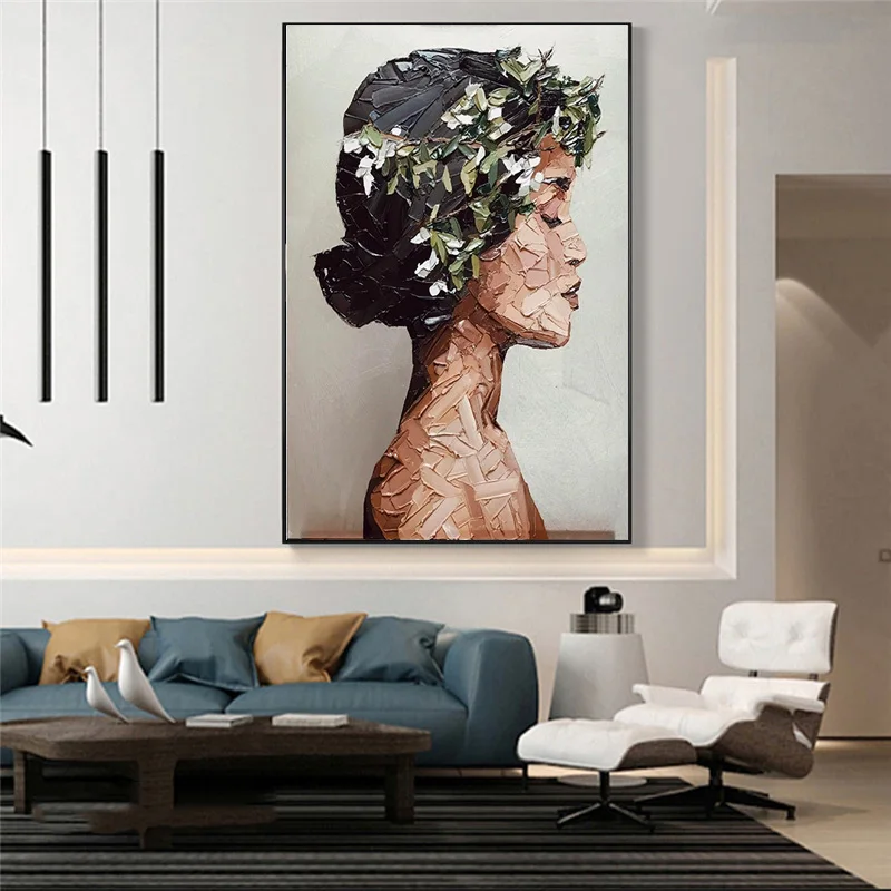 

Canvas Painting The Picture on The Wall Portrait Woman Art Posters and Prints Wall Pictures for Living Room Posters and Prints