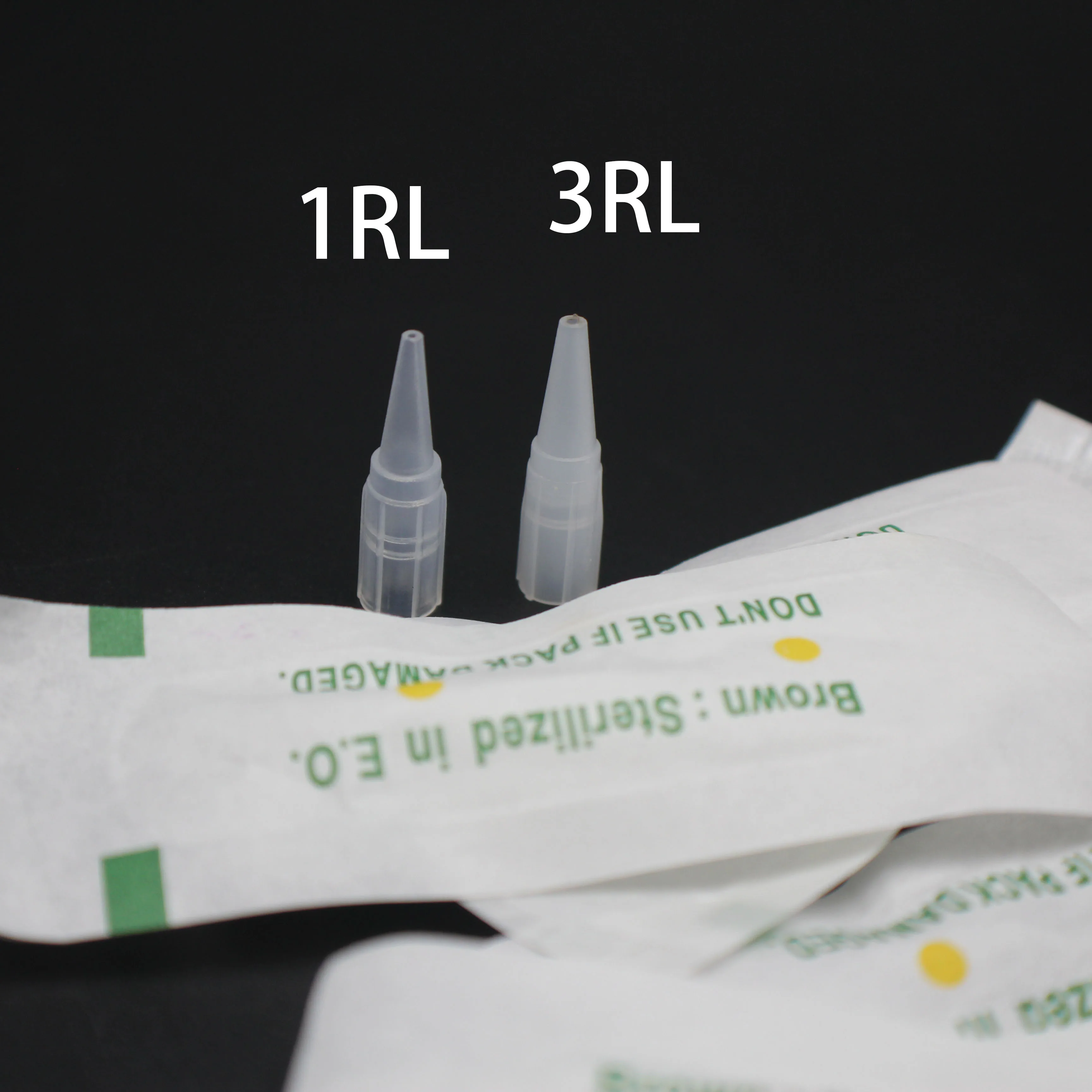 Наконечники иглы для татуировок 1RL 3RL 5RL 100 шт. насадка посылка колпачки игл