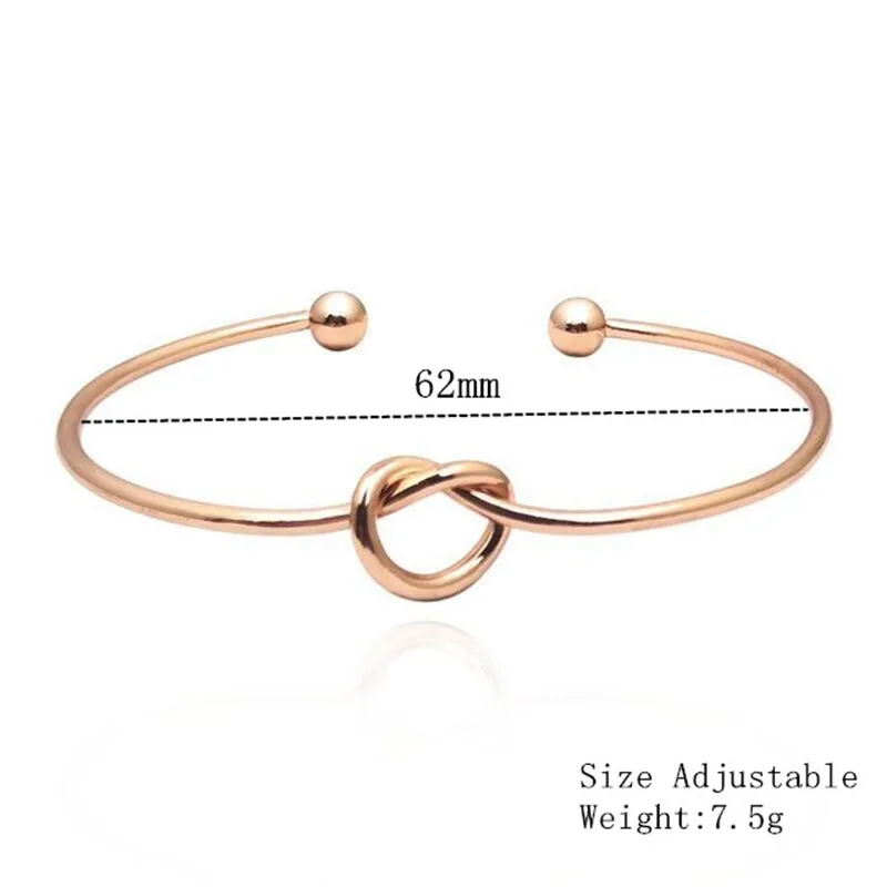 

Love Heart Open Bracelets Women Simple Jewelry