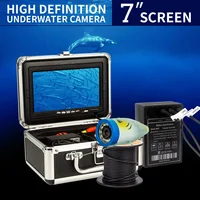 7 inch LCD Monitor Fish Finder Underwater Fishing Camera HD 1200TVL with DVR Portable Fishing Camera 15/30/50M Cable WF01-plus