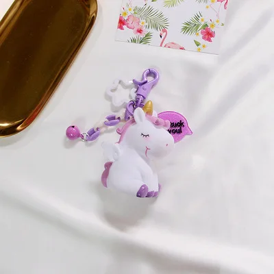 2019 брелок с мультяшным животным единорогом для женщин сумка украшения