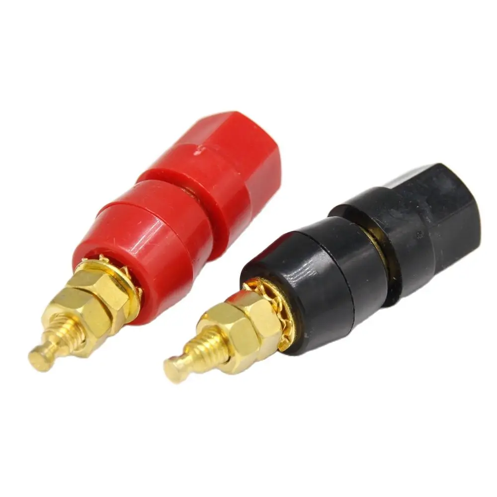 2 шт. позолоченный усилитель мощности 4 мм | Строительство и ремонт