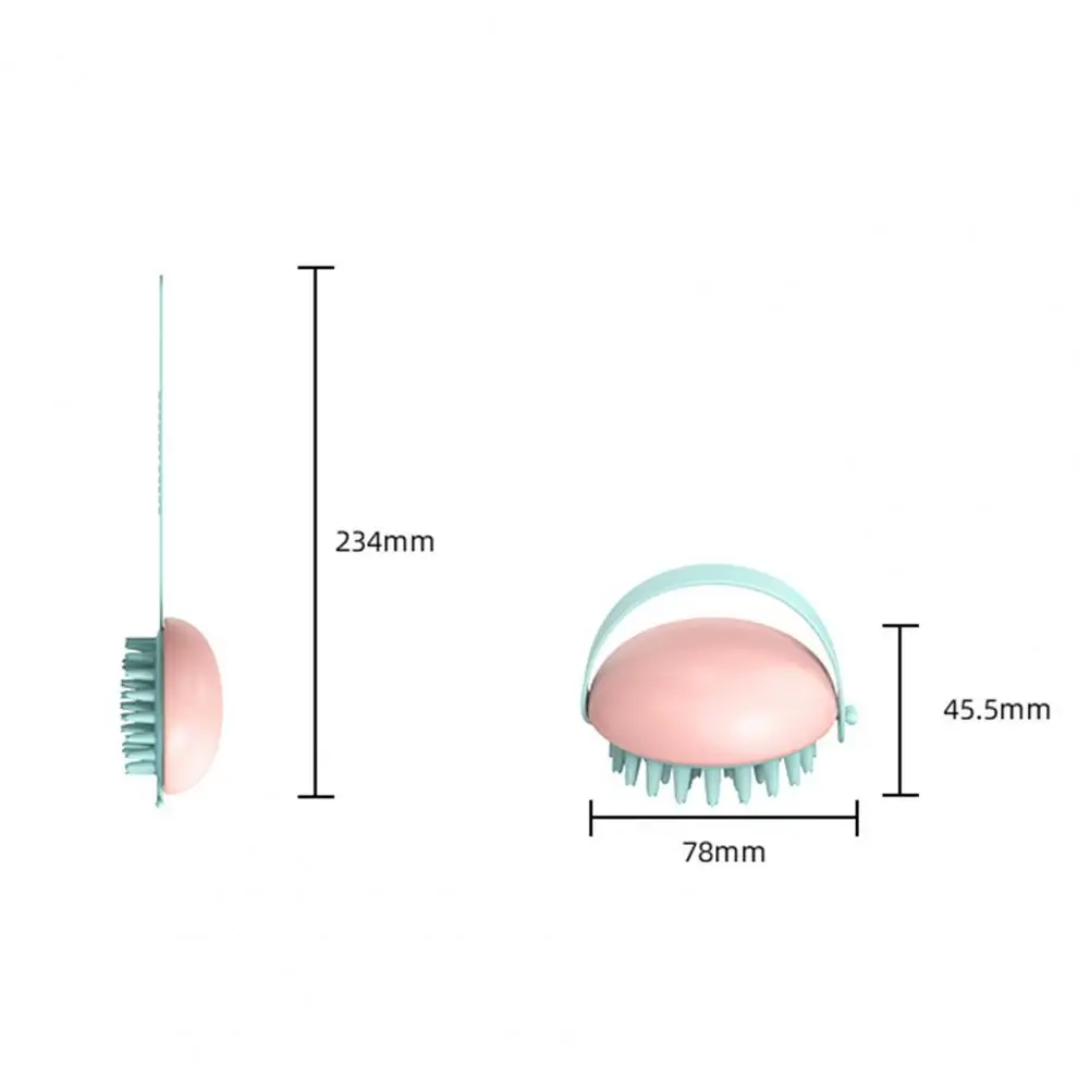 

1pcs Shampoo Brush Scalp Massaging Water-Resistant Plastic Handheld Hair Massage for Hair Washing Bath Brushes Sponges Scrubbers