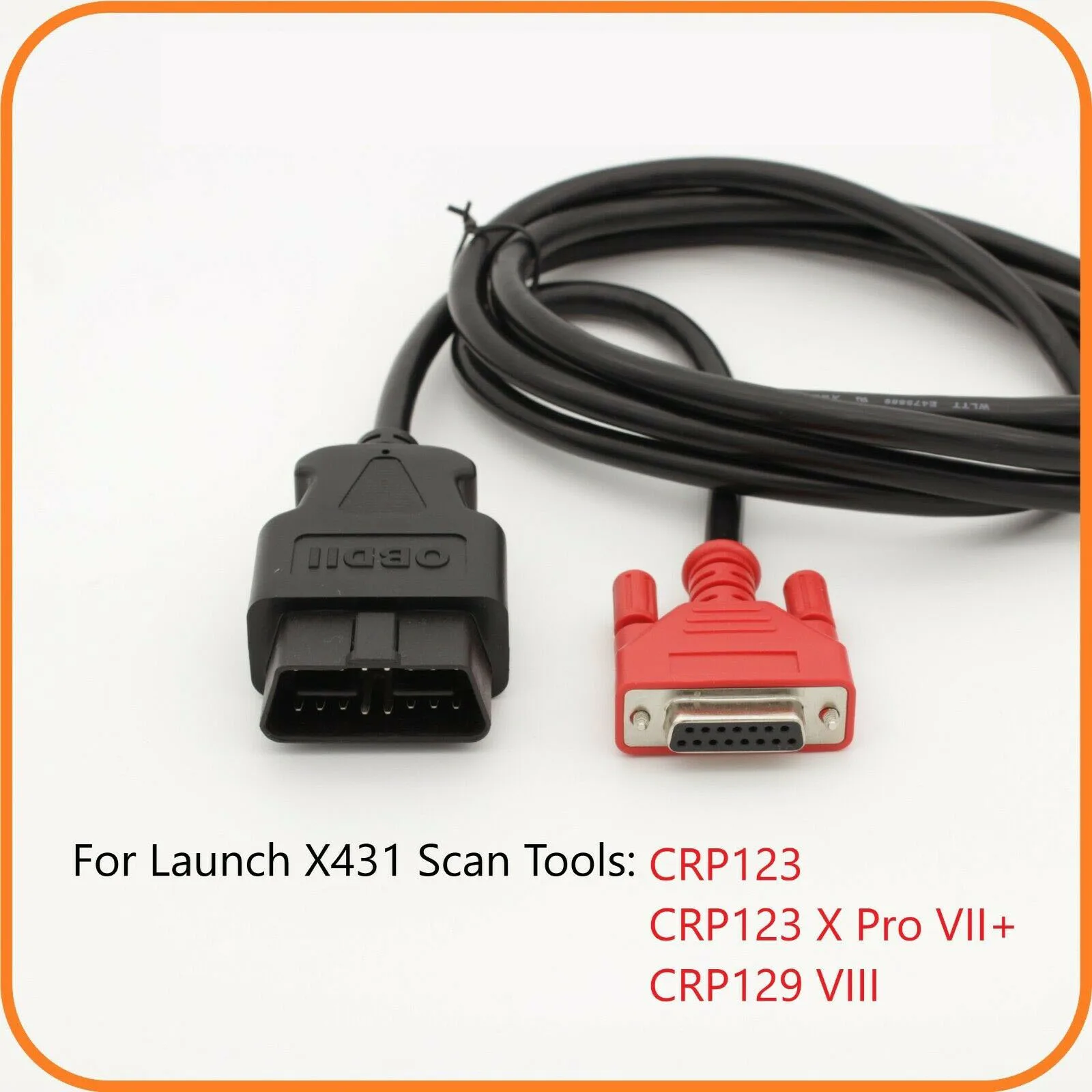 

OBD2 OBDII Cable for Launch X431 CRP123 CRP123 X Pro VII+ CRP129 VIII Scan Tool