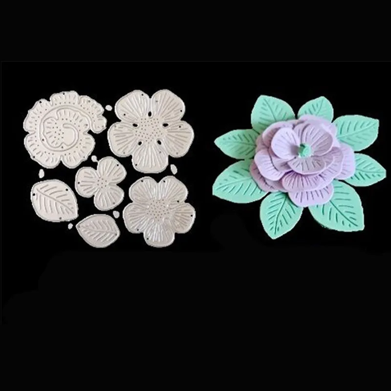 

Cutting Dies 3D Plant Leaves Flowers Paper Stamp STicker DIY Art Scrapbooking Cutting Dies