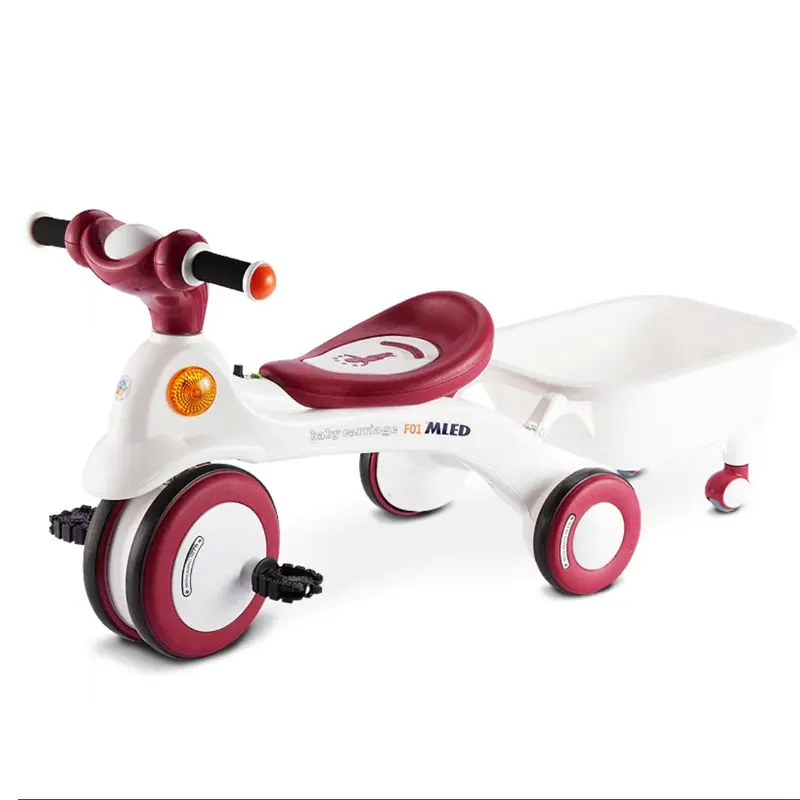 Child Tricycle Environmental Protection Safety Mute Wear Resistant 2~8 Years Old Student Three Rounds Pedal Bicycle | Игрушки и хобби