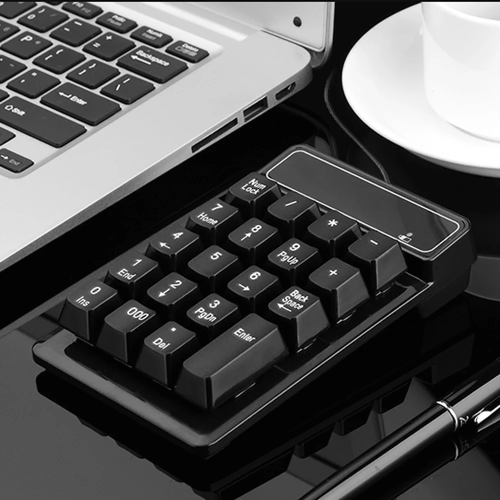Проводная USB цифровая клавиатура тонкая мини 19 клавиш для iMac/Mac Pro/MacBook Air/Pro