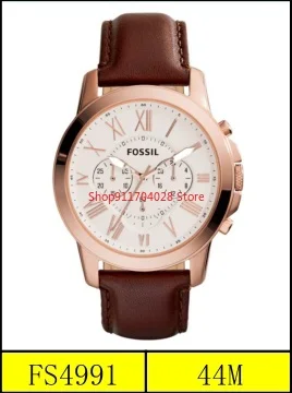 

2021 Fossil Men Watch Nate Chronograph Black Stainless Steel Watch Black Dial Quartz Metal Casual AAA Watch 8445