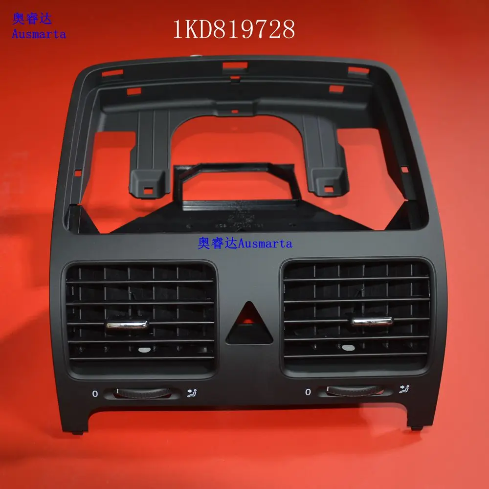 Новые черные OEM передние приборные панели центральный воздуховод для Golf MK5 Rabbit 1KD