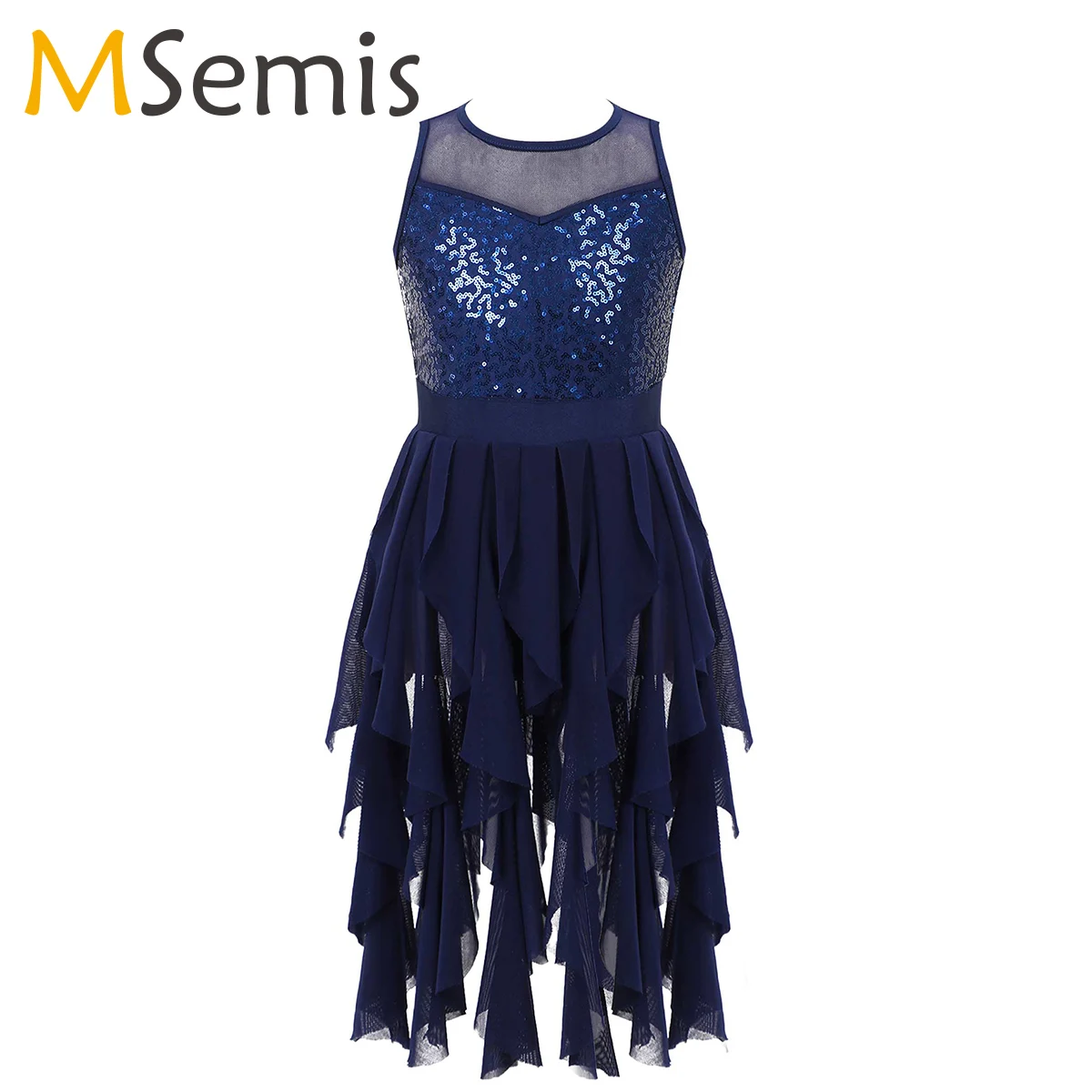 Детское балетное платье-пачка без рукавов сетчатая балетная одежда с блестками