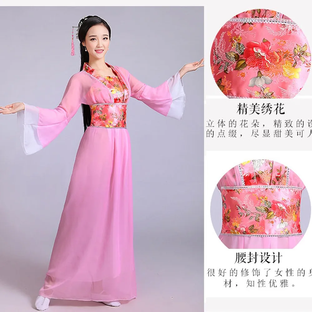 Детская Китайская традиционная праздничная одежда для девочек костюм ханьфу