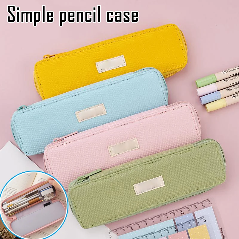 

Small Pencil Case Durable Office Stationery Organizer Pouch Cosmetic Bag Office School Supplies for Girls and Boys Pencil Case