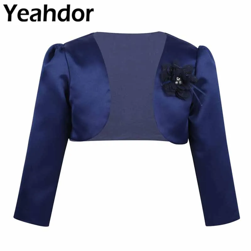 Детская куртка болеро с длинным рукавом для девочек от 9 до 10 месяцев|Свадебные